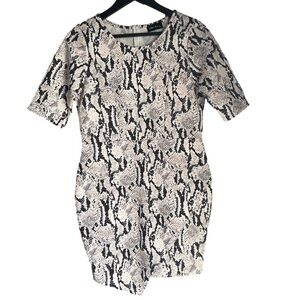 Seductions Bodycon Animal Print Dress